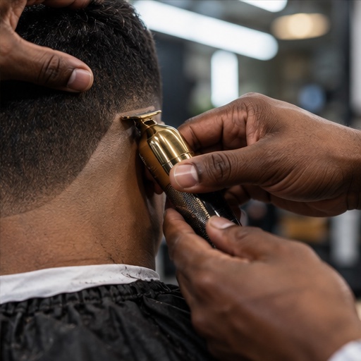 AI-generated illustrative barber photo, not an actual photo from Jj’s Graphic’s Barbershop